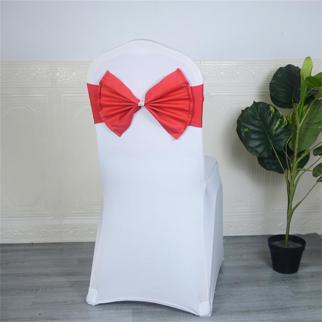 Chair Sash For Weddings Anniversaries Birthdays And Christmas Event Chair Back Decoration Chair Bows 1PC