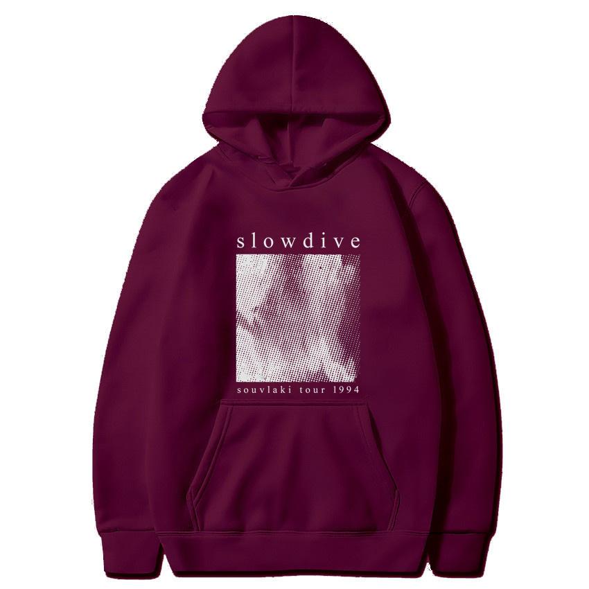 Slowdive Souvlaki Tour Pullover Hoodie  Pullover Classic Cozy Fleece  Hoodie Pullover Clothing Men's Hoodie Fashion Streetwear