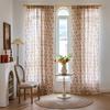 Finished Curtains Small Fresh Cotton And Linen Printing Multi-Bedroom Small Window Semi-Blackout Bay Window Decoration