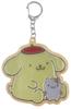 Unique Sanrio Characters Sparkling Keychain 3 Pompompurin H88 X W87 X D3mm SR-0113PP