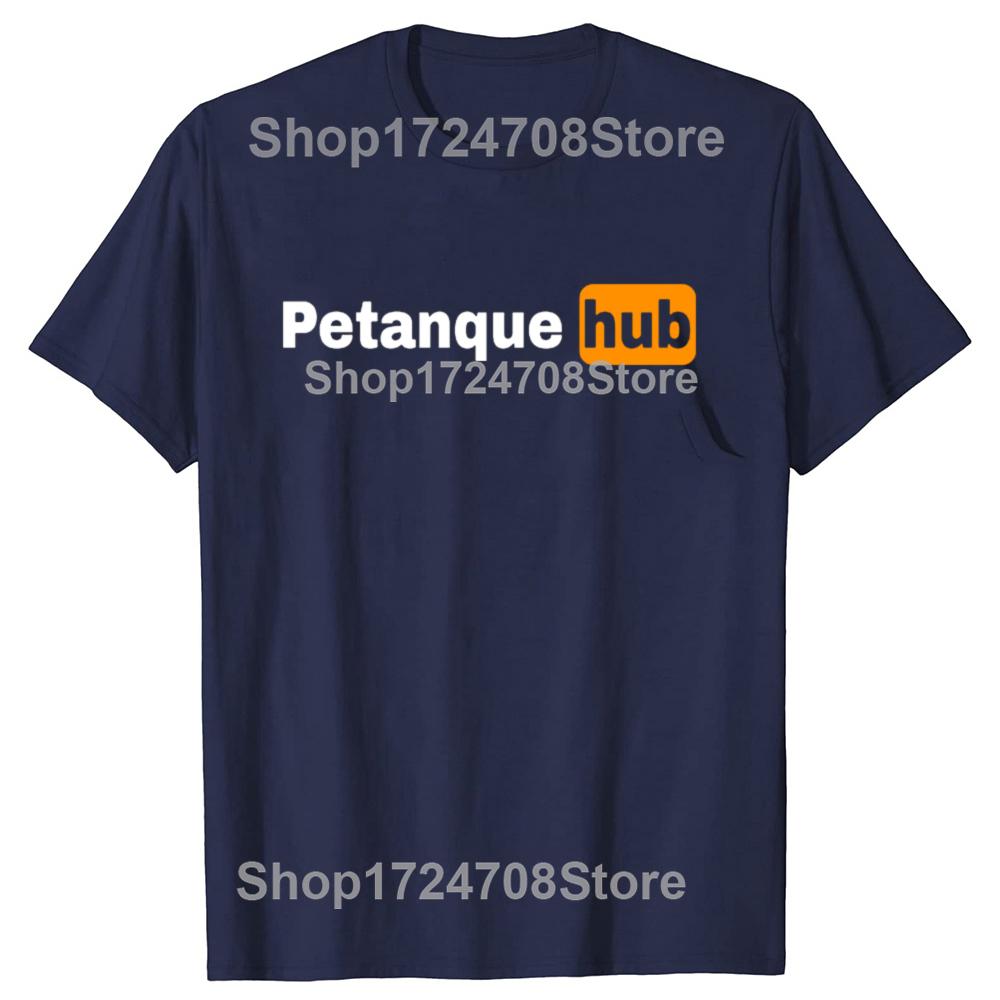 Lustige Boule Petanque Hub Klassische Grafik T-Shirts Herren Damenmode Lässiges T-Shirt 100% Baumwolle Lockeres Oversize T-Shirt
