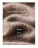 Women's Plus Size Korean Style Marled Yarn Cashmere Wool Sweater - Loose Fit, Brushed, Round Neck