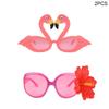 2-9Pcs Hawaiian Glasses Kit Luau Summer Birthday Decoration Tropical Party Favors Funny Sunglasses Props Beach Wedding Supplies