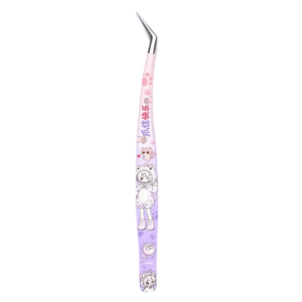 Anti-static Craft Tweezers High Precision False Eyelash Tweezers Sticker Crafting