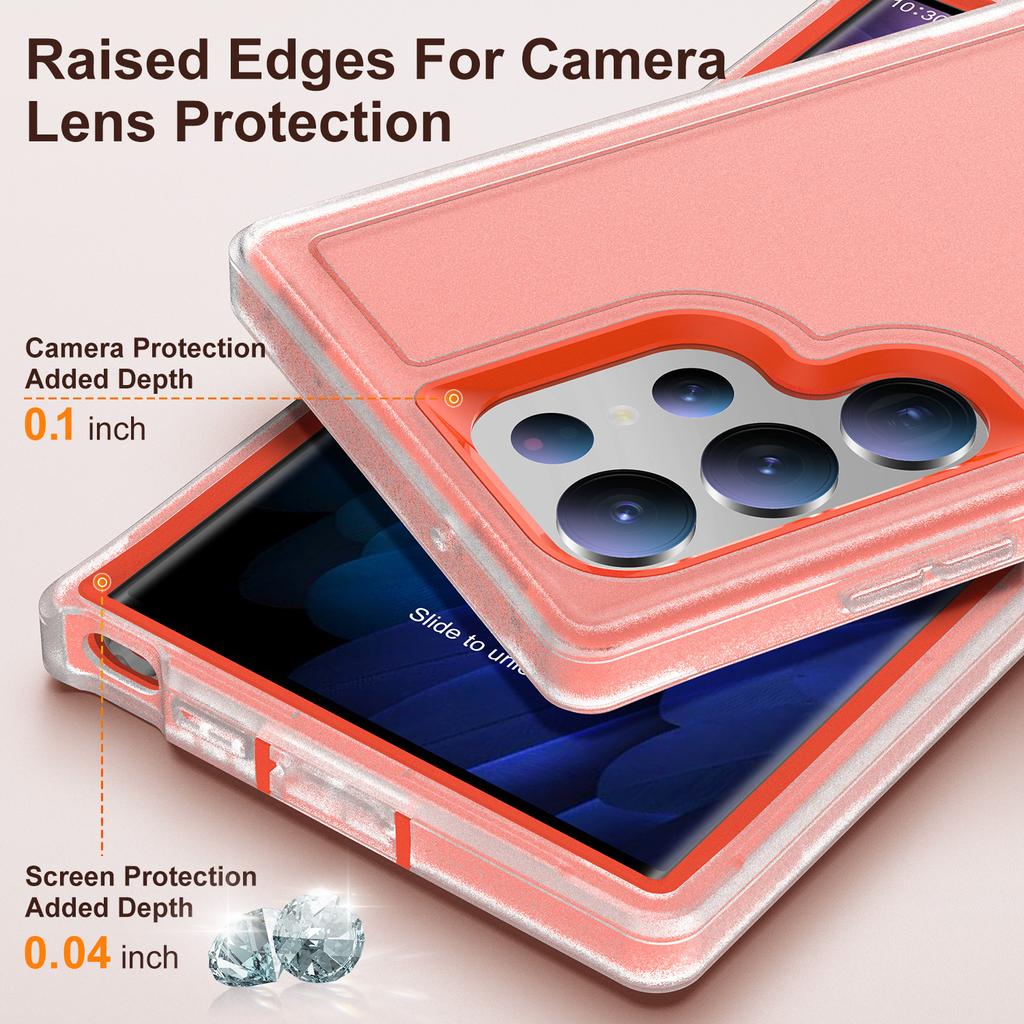 S23 Ultra Starker Schutz Dual Layer Hüllen für Samsung Galaxy S23 Ultra S 23 Plus Handyzubehör Cover Case