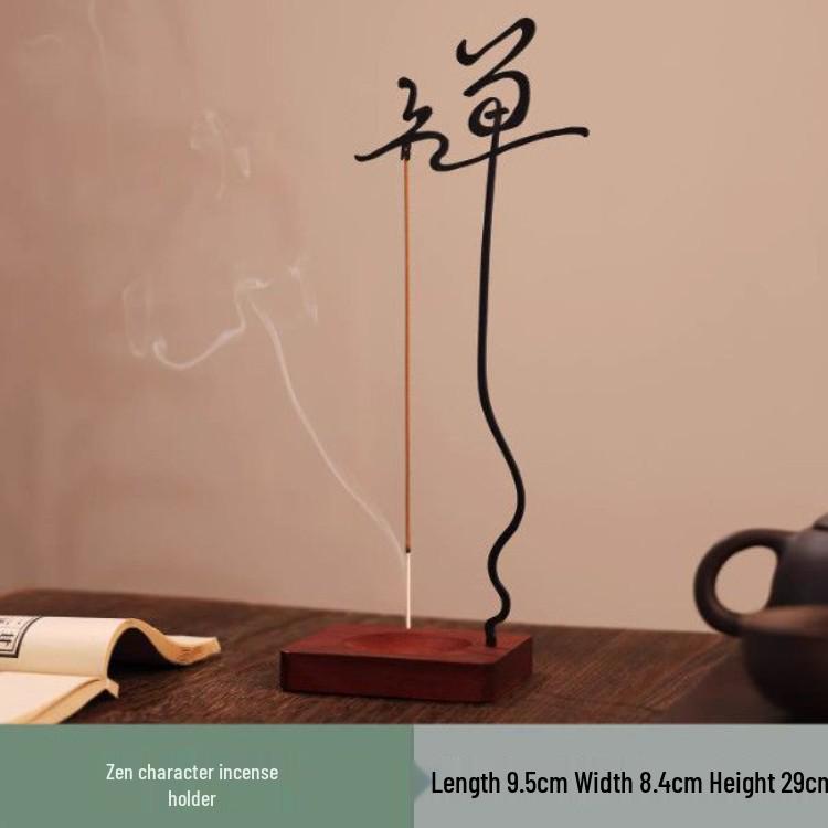 Zen Lotus Inverted Hanging Incense Holder - Creative Home Ornament & Indoor Burner