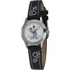 Disney MK1006 Mickey Mouse White Dial Black Strap Women's Watch