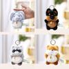 Plush Dog Keychain With Polyester Fiber Soft Toy For Girls Gift Collection