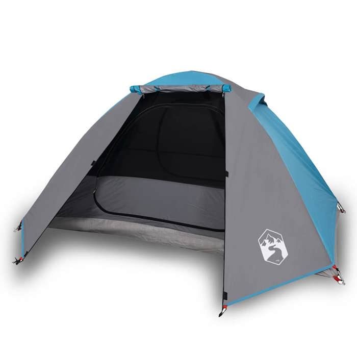 VidaXL Camping Tent 2 Person, Shade Tent with Carry Bag, Portable Awning with Sidewalls for 94324