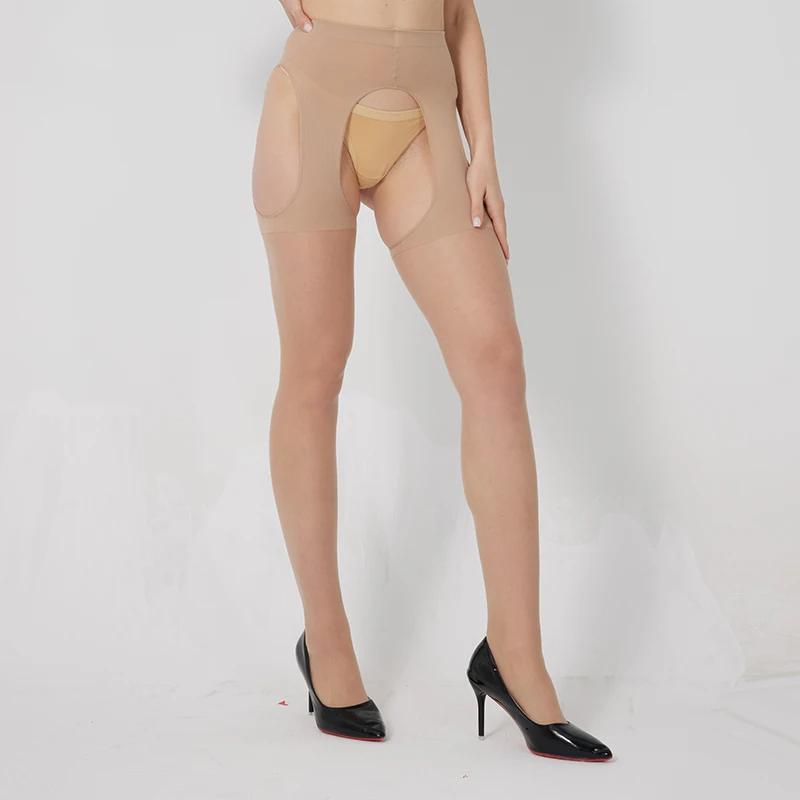 New Suspenders Sheer Pantyhose Lace High Waist Garter Sexy Long Tights Women'S Spring Summer Thin Tights Stockings