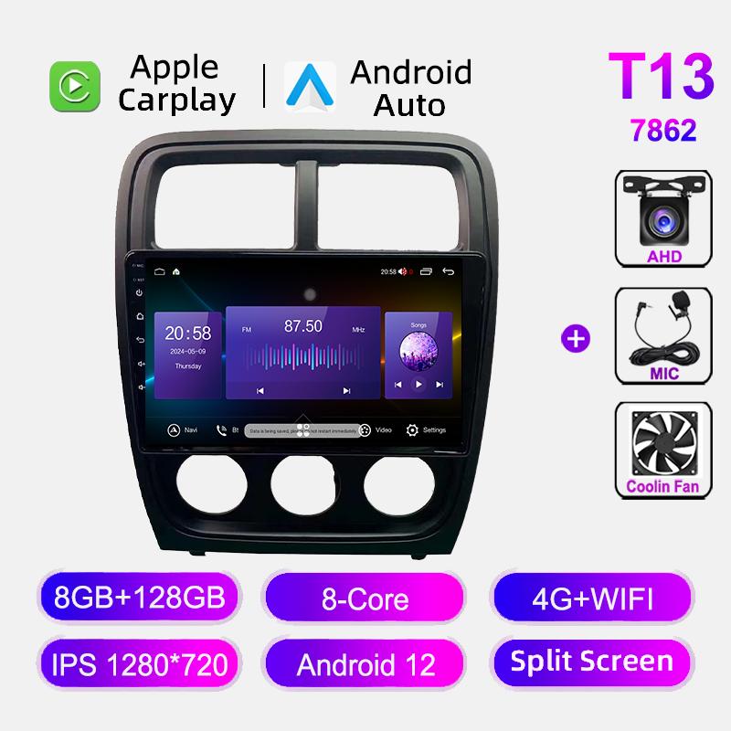 Wireless Carplay Head Unit For Dodge Caliber PM 2009-2013 Android Car Radio Multimedia Video Player Navigation GPS IPS Screen