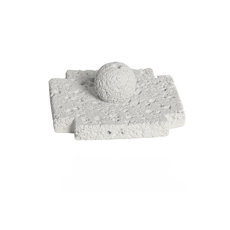 

Meteorite Incense Holder Mini Zen Meditation Holder for Wood Chips Sticks Aromatherapy Stand Incense Burner Home Decor Gift белый
