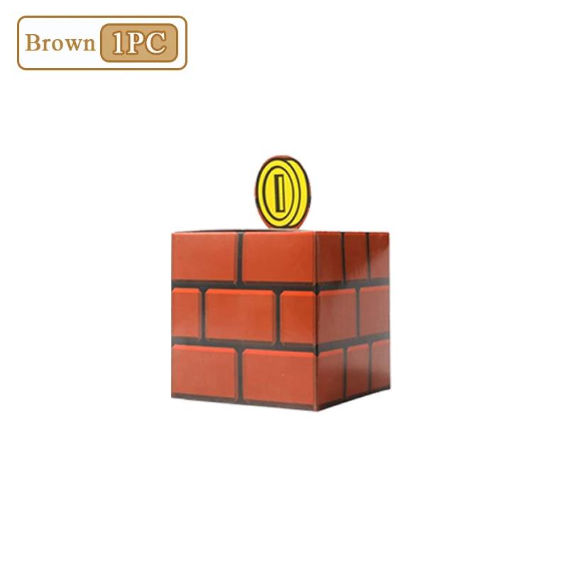 1-40PCS Game Themed Candy Boxes Birthday Party Gift Bags Hospitality Boxes Brick Pipe Pentagram Boxes Home Party Decorations