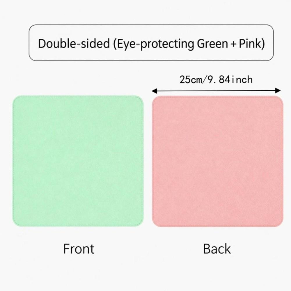 Front and Back Color Matching Leather Mouse Pad Writing Mat Laptop Table Mat  Home