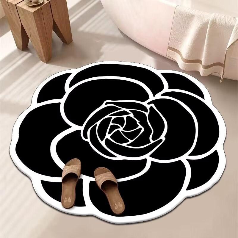 Großer Blume Kreis Teppich Wohnzimmer Teppich Schlafzimmer Bettvorleger