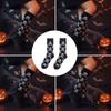 Men's Funny Skull Crew Socks Cartoon Alien Design Cotton Casual Socks Halloween Sock for Hip Hop Parties