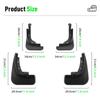 4PCS Car Mud Flaps Splash Guards Mudguards Car Mud Flaps Compatible with  MG HS 2018 2019 2020 2021 2022 2023
