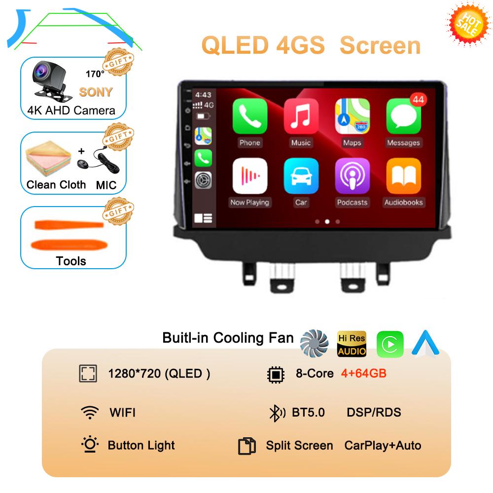 Car Radio Android 14 For Mazda CX-3 CX3 Mazda 2 DK 2014 - 2021 Multimedia Video Player QLED GPS Navigation Wireless Carplay Auto