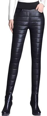 Emptio Padded Leggings with Elastic Slim and Warm Fit for Outdoor Features a and Comfortable Perfect for and Everyday Features Elastic and a Perfect