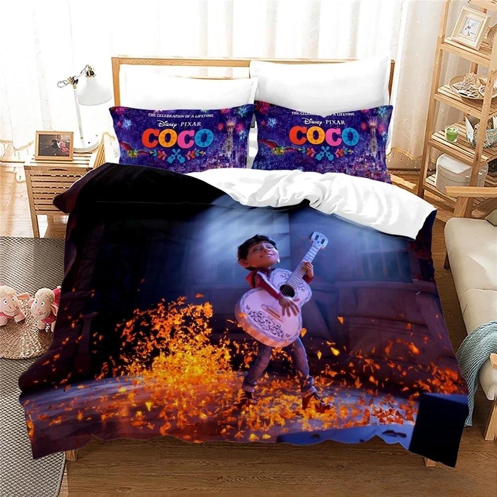 Comforter Cartoon Coco Bedding Set For Boys Single Twin Size Sets Teen S