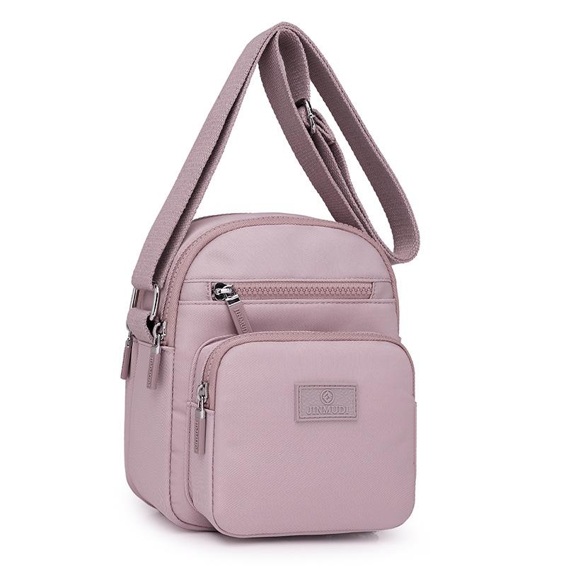 Bag Women's 2025 New Trendy Fashion Casual Mobile Phone Bag Multi-compartment Women's Nylon Bag Shoulder Messenger Bag