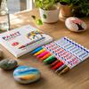 12 Color Acrylic Paint Pens Set with Quick-Dry Ink Markers for Painting, Wood, Ceramics, Glass,