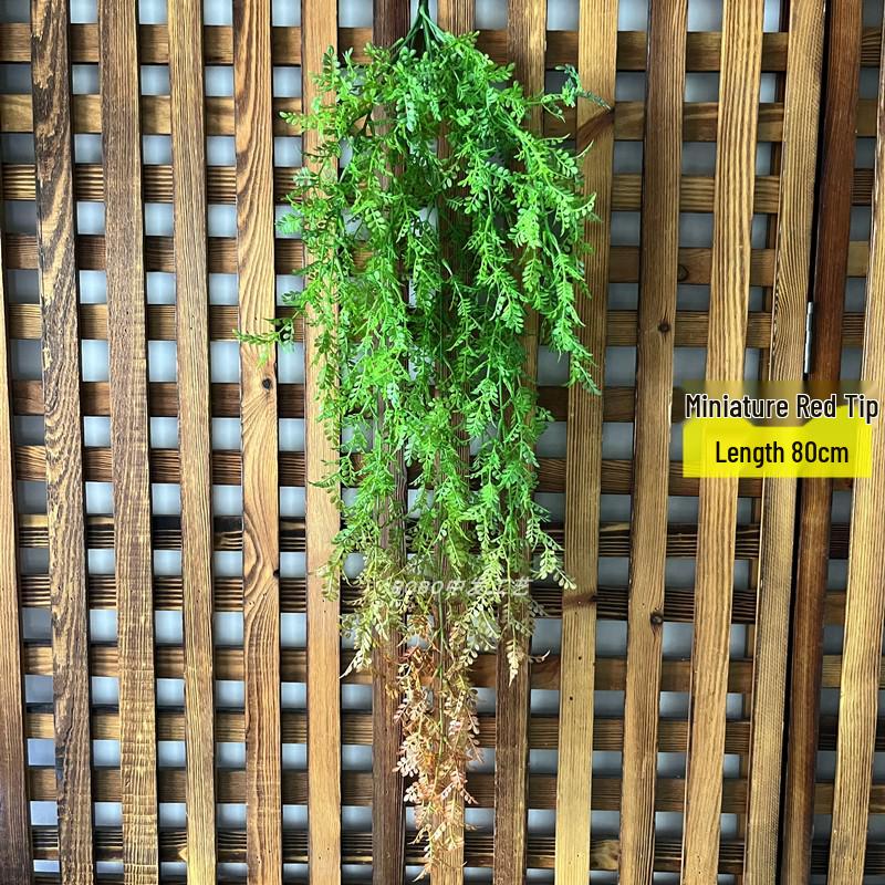 Artificial Spider Plant & Fern Hanging Decor - Trailing Green Vines for Wall & Ceiling