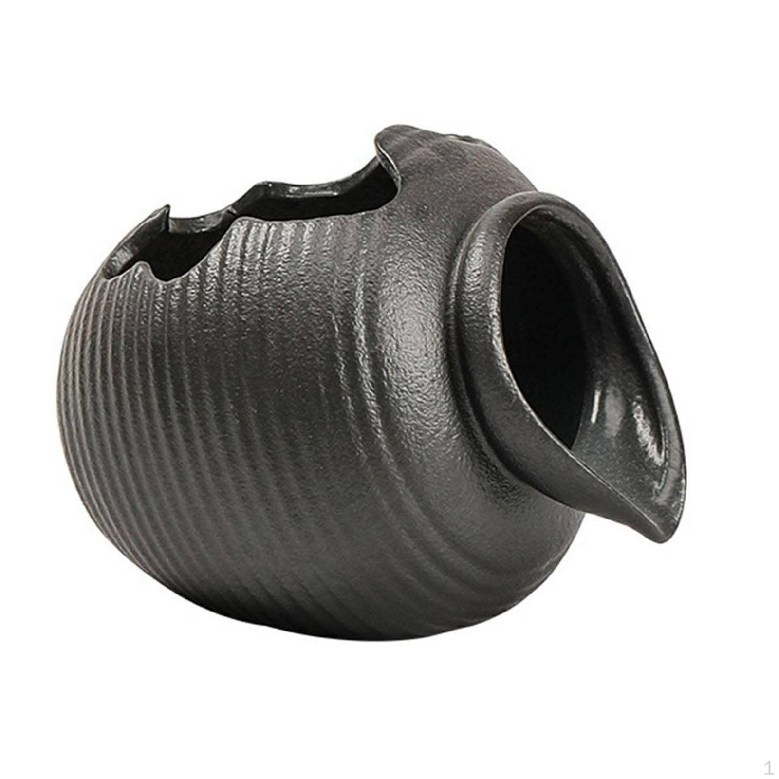 Ceramic Circulating Fountain Jar Small Tabletop Water Flowing Ornament for House