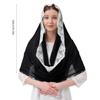 Skin Friendly Lace Headcover Communion Headcover Veil Religious Event Veil for Bridal Event, and Daily Fashion