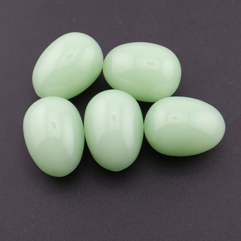 Easter Colored 2cm Natural Gemstone Crystal Eggs: Small Raw Stone Display Pieces