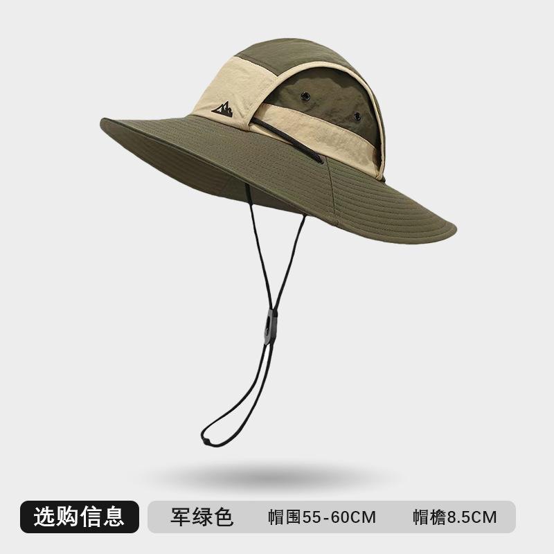 Sun Hats for Men Women Fishing Hat UPF Protection Wide Brim Bucket Hat Breathable Quick-Dry Water Rapellent Outdoor Hiking Beach Travel Summer Hats