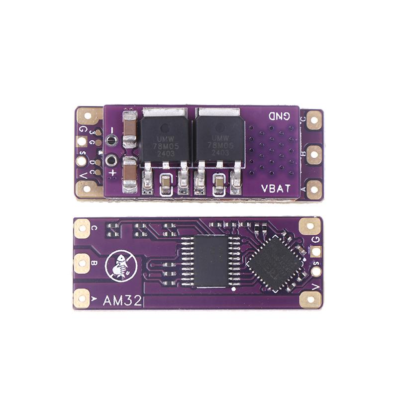 1Pcs 2-4S 32-Bit Esc Am32 Enhanced Version 40A High Power Speed Regulator Support Pwm Signal For Crawler Model Airplane Motors