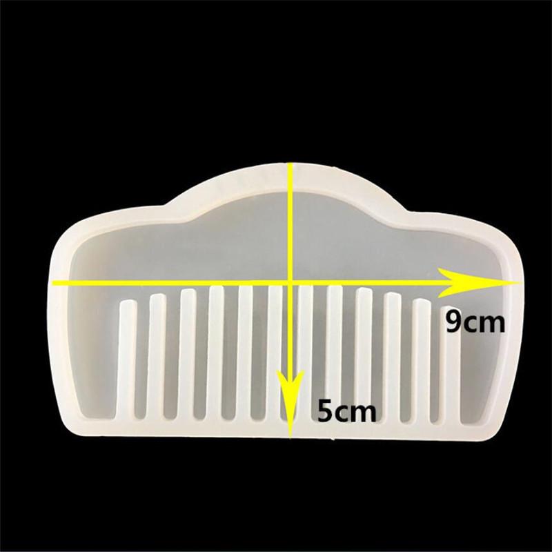 Comb Series Silicone Mold Epoxy Resin Jewelry Making Cosmetic Tools DIY Hand Craft Sugarcraft Cake Baking Moulds
