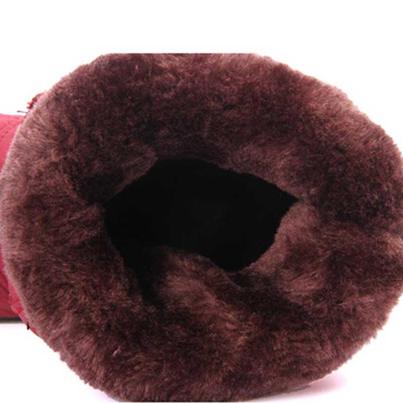 Зимние женские сапоги Зимние сапоги Водонепроницаемые женские теплые меховые сапоги — фото 6