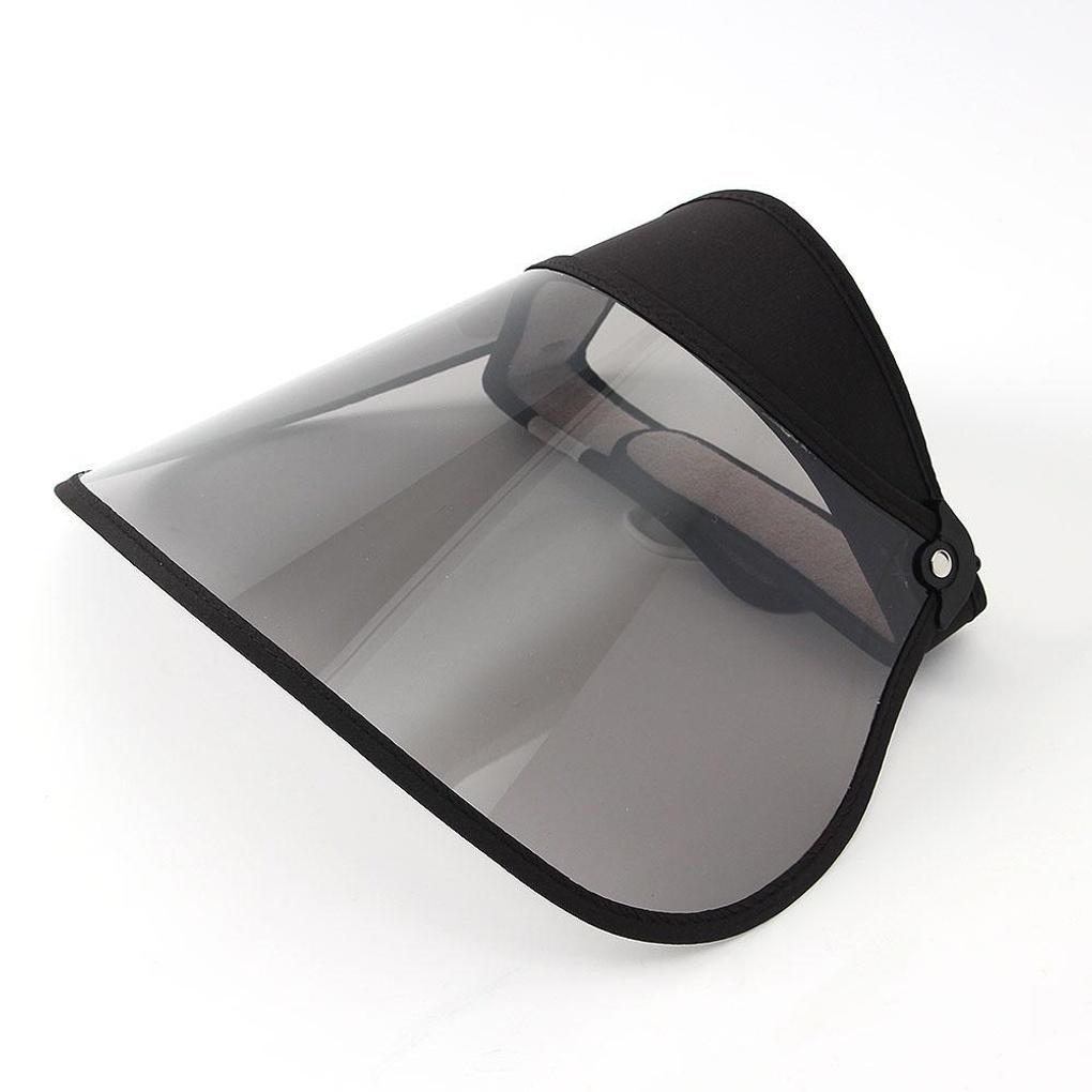 Runde Sonnenkappe mit UV-Schutz (schwarz) UV-Schutz Hut