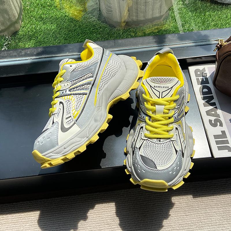 Fashion 2025 Brand New Chunky Sneakers Women Spring Fashion Platform Shoes Woman Korean All-match Thick Sole Hidden Heels Sports Shoes