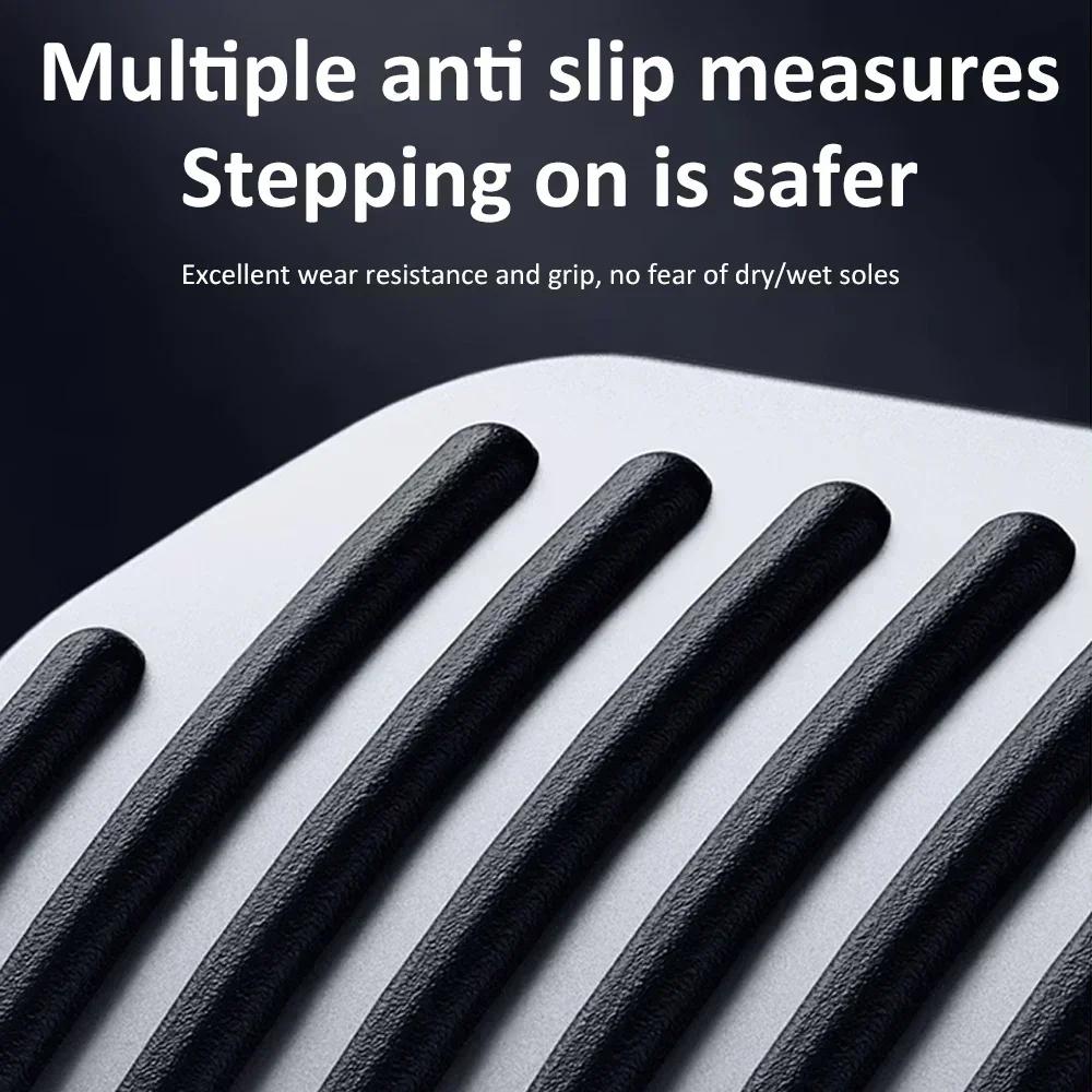 Car Foot Pedals For Suzuki Vitara LY Escudo 2015~2024 Stainless Steel Pad Fuel Brake Non-slip No Drilling Alloy Auto Covers Part