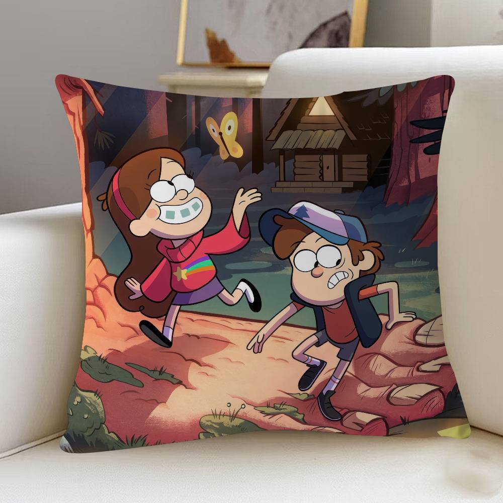 G-Gravity F-Falls Cartoon Animation Pillow Anime Pillow Sofa Bed Head Pillow Cover Cushion Cover 45x45 Cm Fashion