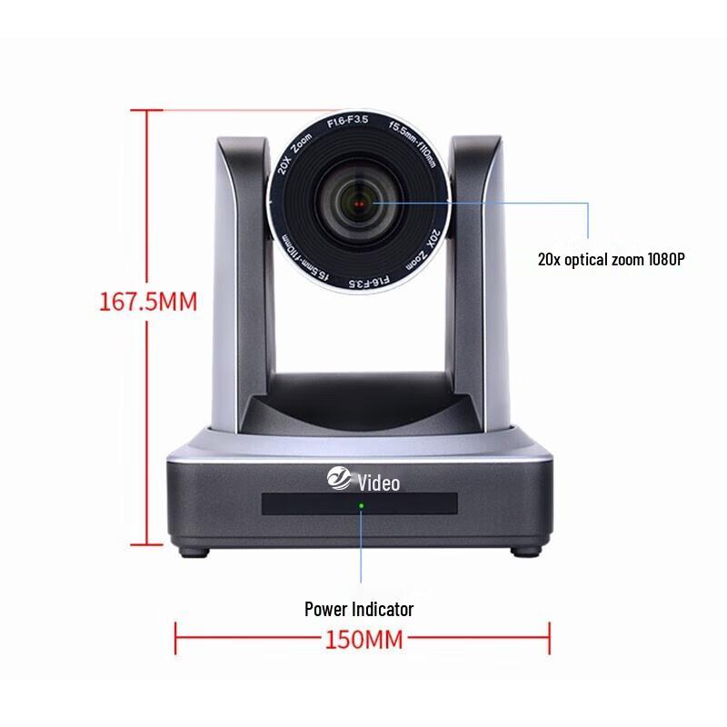 JiaShiYing HD PTZ Webcam for Live Streaming & Conferences