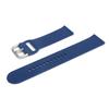 Watch Bands Silver Buckle Silicone Strap Soft Wristband Replacement for Samsung Huawei Amazfit Xiaomi Color Watch Gamin