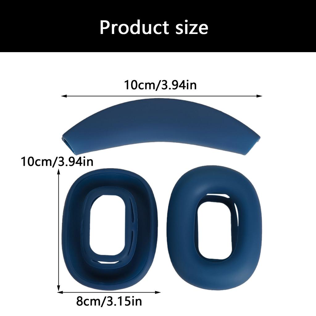 High Density Silicone Ear Cushions For Selected Headphones Securely Fit And Sweatproof Construction