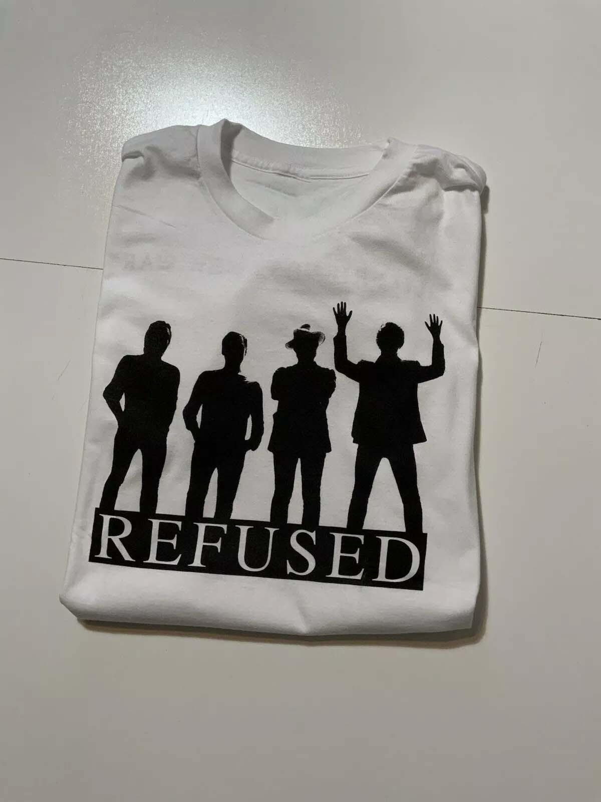 Refused Old Friends New War Freedom Hardcore Punk Rock Band Shirt BL1003 2XL