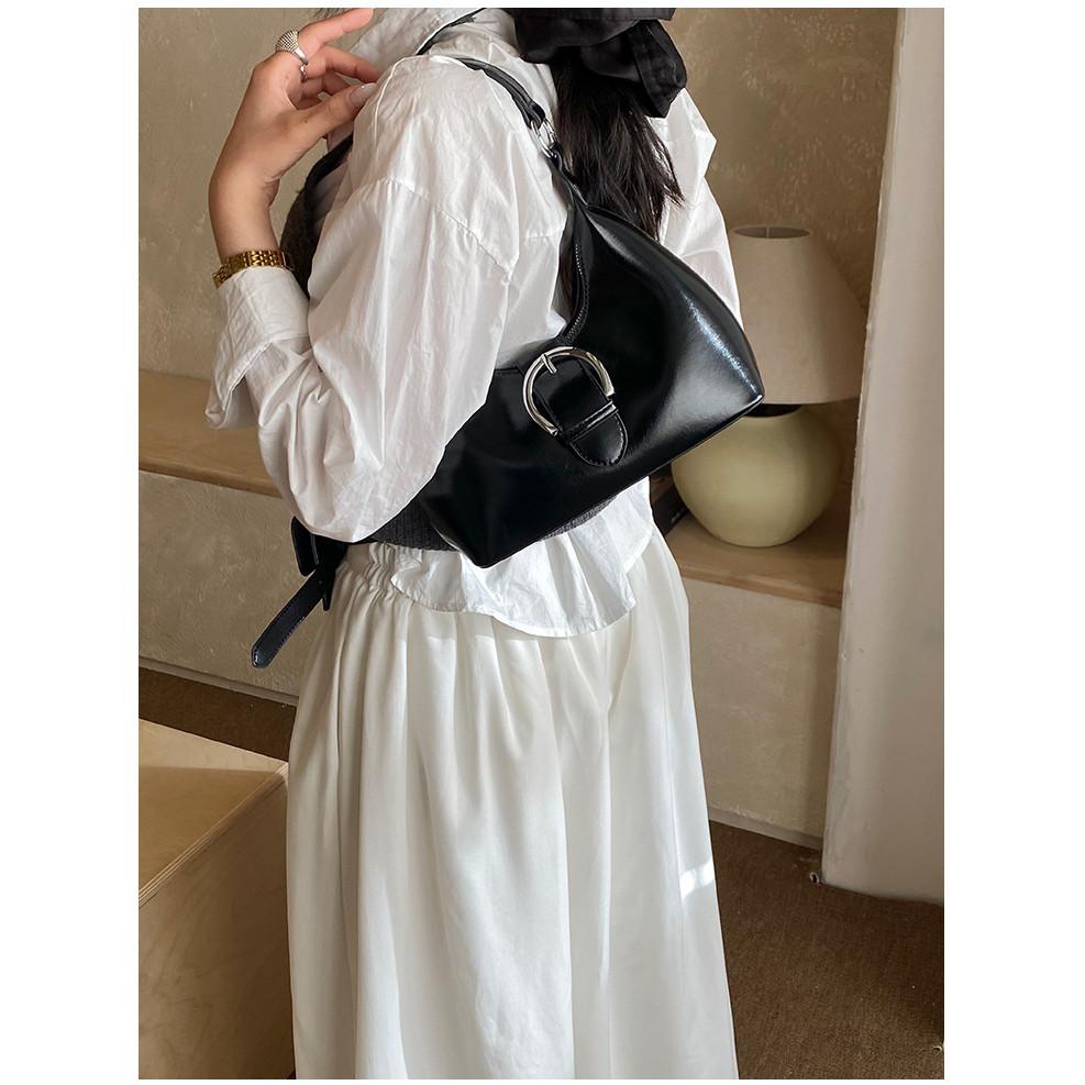 IELGY Fashionable All-Match Underarm Bag Commuter Portable Messenger Bag