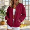 Women's Casual Button-Up Baseball Jacket with Pockets for Everyday Wear