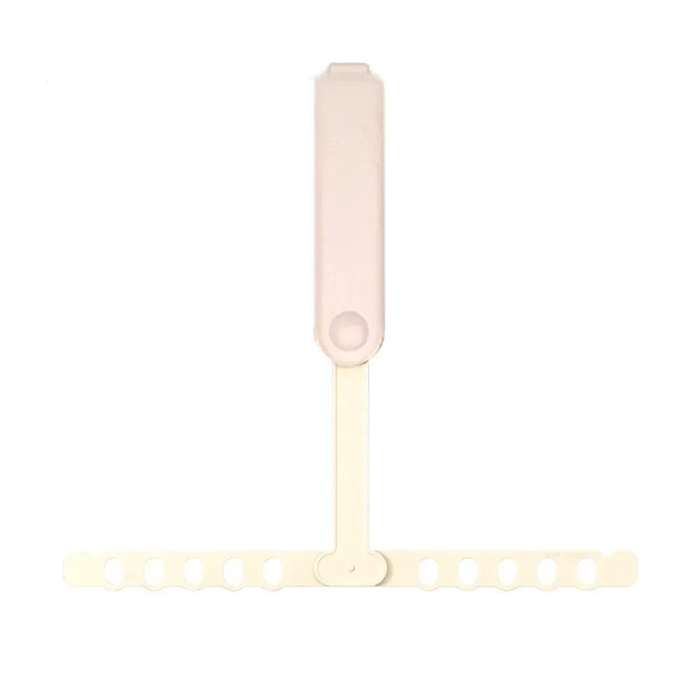 

Портативная складная вешалка для одежды Т-образного типа, дорожный многофункциональный инструмент для сушки одежды, который можно повесить на вешалку для одежды с кондиционером 1pc розовый