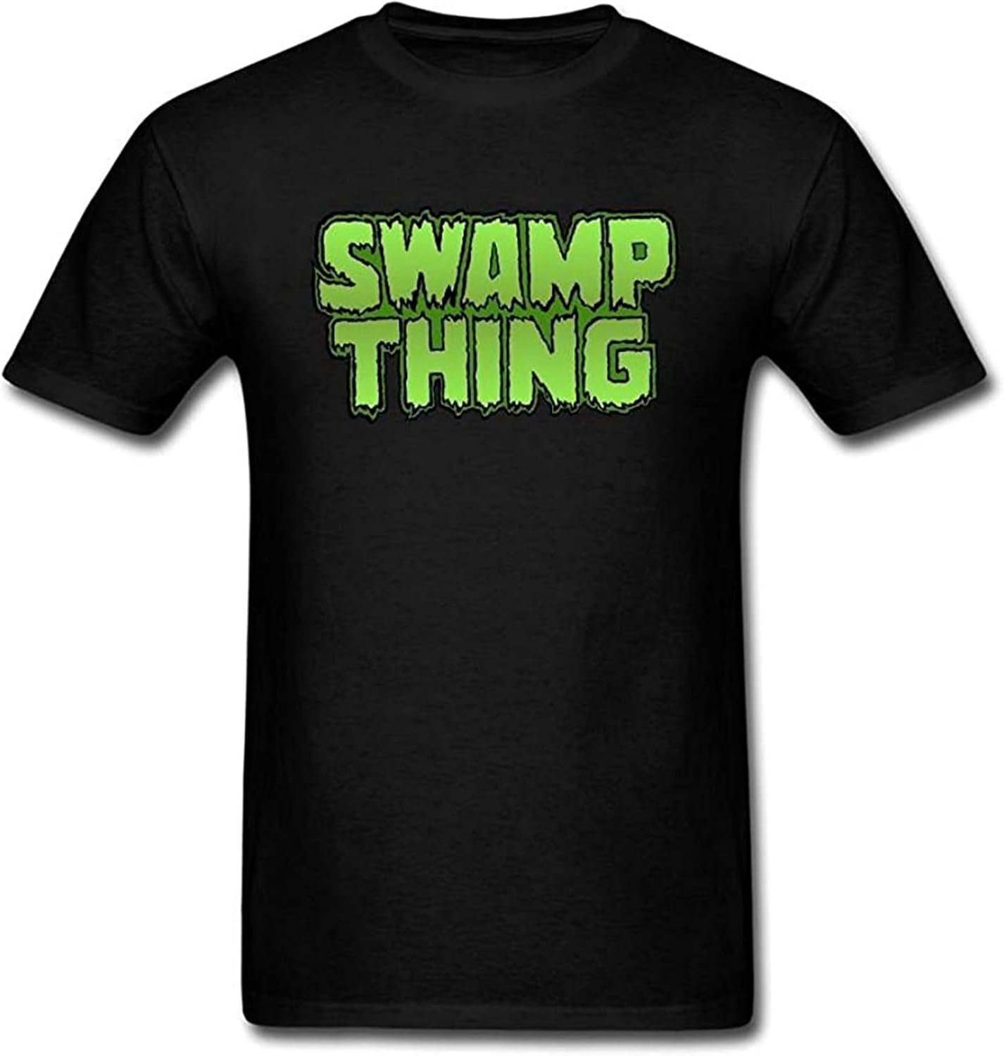 Men s Swamp Thing Logo T Shirt Black 4XL чёрный