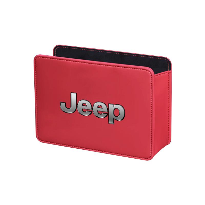 Jeep Autó Bőr Szemetes Autó Ajtó Ülés Hátsó Tároló Doboz Kiegészítők Jeep Grand Cherokee Wrangler JK Gladiator Comp-hoz