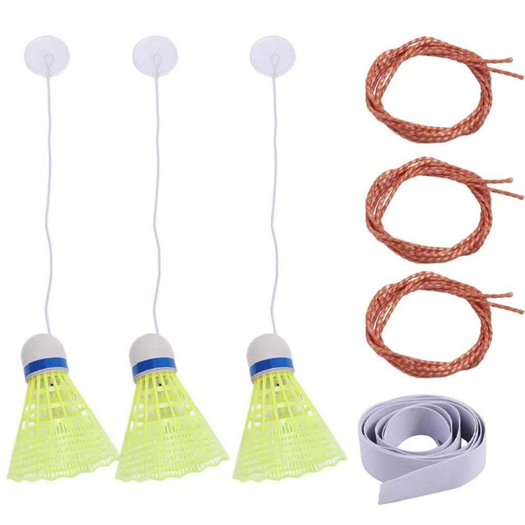 Accompanying Practice Traininer Badminton Rebound Spin Self Training Badminton Batting Stretch Self Training Shuttlecock