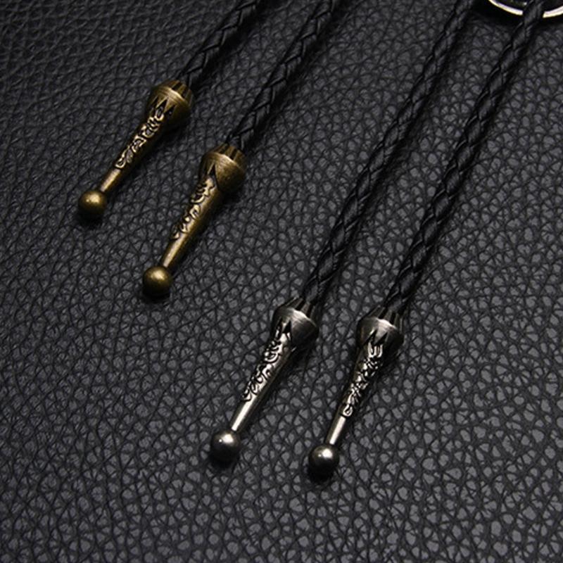 Star Pendant Faux Leather Rope Bolo Tie Shirt Collar Necktie Jewelry Accessories