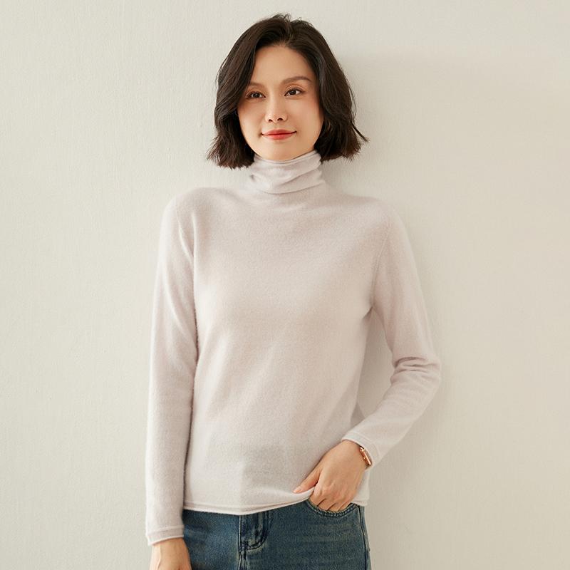 

Женский кашемировый свитер Qinghe cashmere 100% кашемир осенне-зимний кашемировый пуловер мягкий и теплый XXL серый